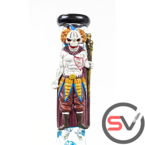 UNDEAD CLOWN WIZARD 3D DESIGN GLASS BEAKER 14inch